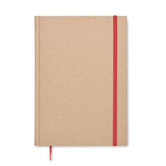 MUSA 120recycled page notebook Red