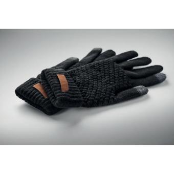 TAKAI Rpet tactile gloves Black