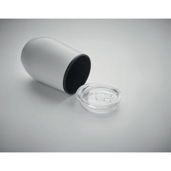 CHIN CHAN Doppelwandiger Trinkbecher 350 Weiß