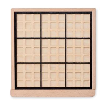 Wooden sudoku board game Timber