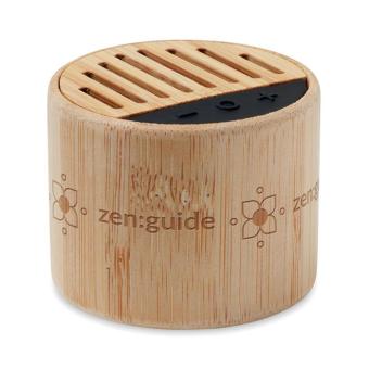 ROUND LUX Round bamboo wireless speaker Timber