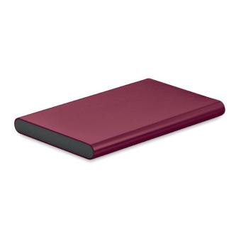 POWERFLAT C 4000mAh Powerbank Typ C Bordeaux