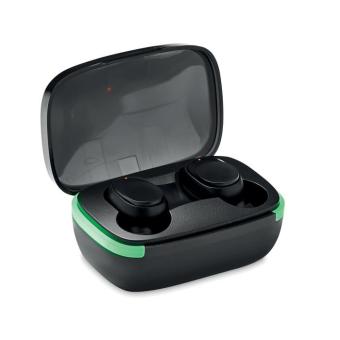 KOLOR TWS earbuds with charging case Black