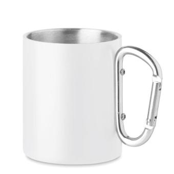 TRUMBA Double wall metal mug 300 ml 