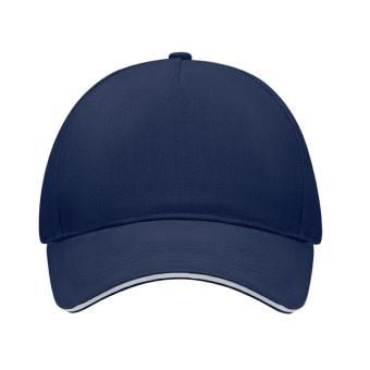 LONG BEACH SINGA 5 panel baseball cap Blue/white