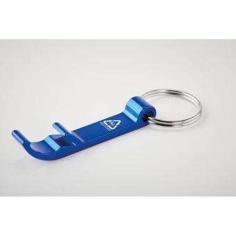 OVIKEY Recycled aluminium key ring Aztec blue