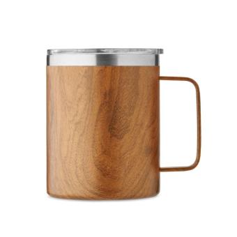 NAMIB MUG Doppelwandiger Becher 300 ml Braun