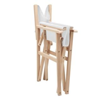 RIMIES Foldable wooden beach chair White