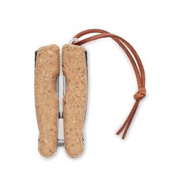 PLIERKORK Multi tool pocket knife cork Fawn