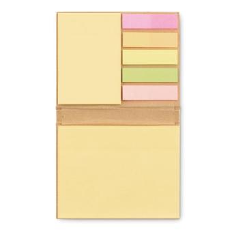 RECYCLO Sticky note memo pad recycled Fawn