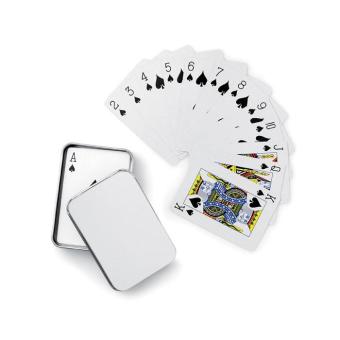 AMIGO Spielkarten Silber matt