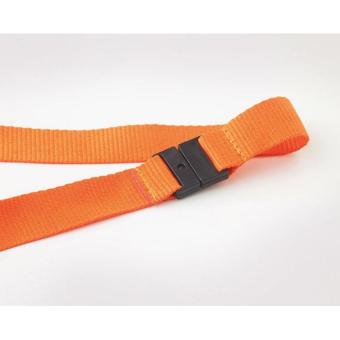 Lanyard hook and buckle 20 mm Orange