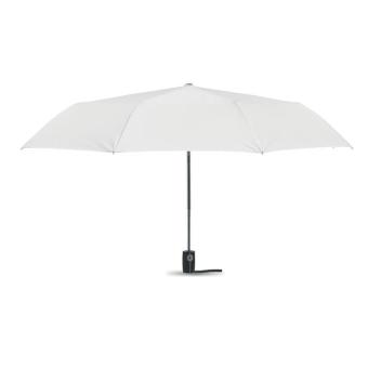 GENTLEMEN Automatik Regenschirm Luxus Weiß