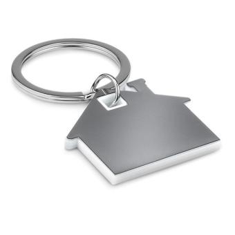 IMBA House shape plastic key ring 