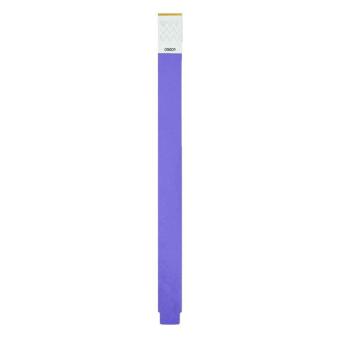  TYVEK One sheet of 10 wristbands Purple