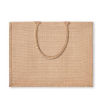 BRICK LANE Jute Shopping Tasche Beige