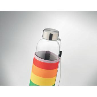 UTAH GLASS Trinkflasche Glas 500 ml Mehrfarbig