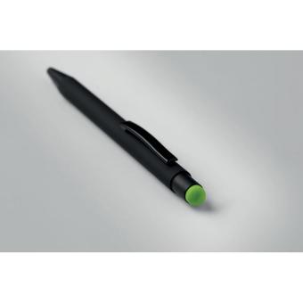 NEGRITO Druckkugelschreiber mit Stylus Limettengrün