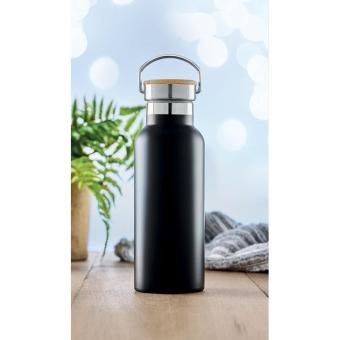 HELSINKI Double wall flask 500 ml Black