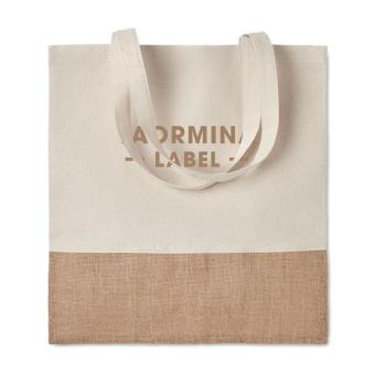 INDIA TOTE 160gr/m² cotton shopping bag Fawn