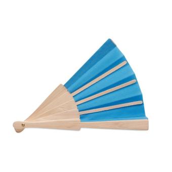 FANNY WOOD Manual hand fan wood Bright royal