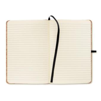 SUBER A5 cork notebook 96 lined Black