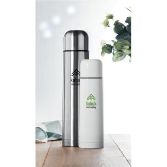 BIG CHAN Thermos flask  900ml Flat silver