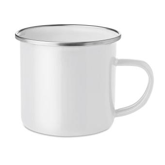 PLATEADO Metal mug with enamel layer 