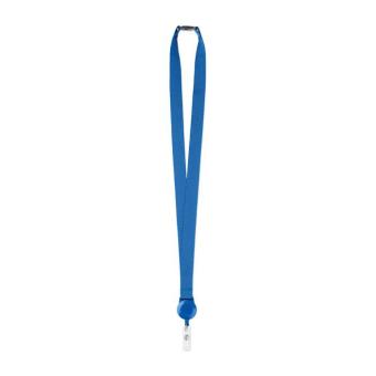 ZIP LANYARD Lanyard mit Badge-Halter Königsblau