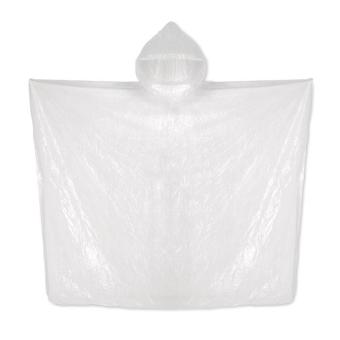 SPRINKLE PLA Biodegradable poncho and bag Transparent