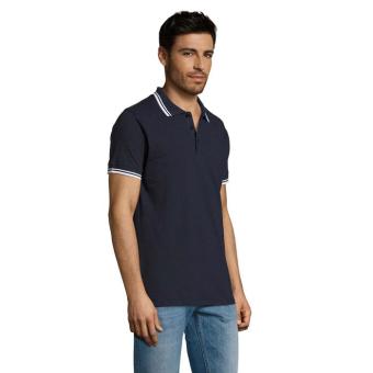 PASADENA MEN PASADENA HERREN POLO 200, Französische Marine, Weiß Französische Marine, Weiß | L