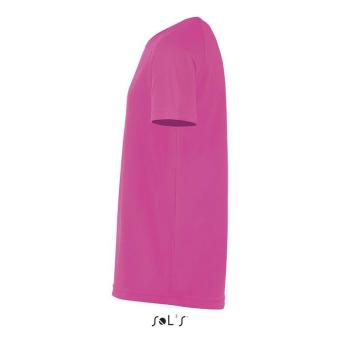 SPORTY KIDS T-SHIRT 140g, neon pink Neon pink | XL