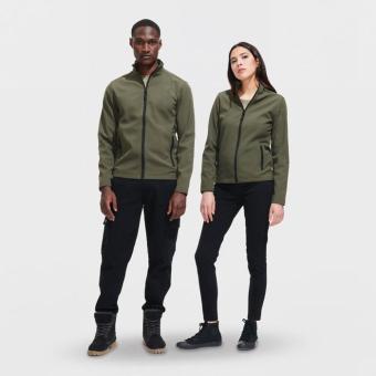 RACE WOMEN SOFTSHELL ZIP, dark green Dark green | L