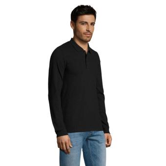 PERFECT LSL MEN PERFECT MEN LSL POLO 180g, schwarz Schwarz | XXL