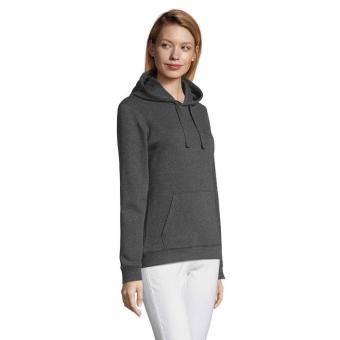 SPENCER WOMEN HOODED SWEAT, anthracite Anthracite | XS