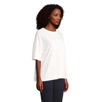BOXY WOMEN OVERSIZE T-SHIRT, Off white Off white | XS