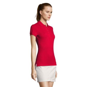 PASSION WOMEN POLO 170g, red Red | L