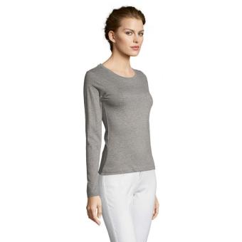 MAJESTIC DAMENT-SHIRT 150g, grau Grau | L