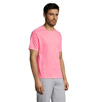 SPORTY MEN T-Shirt, neon pink Neon pink | XXS