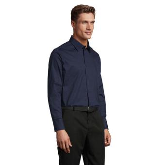 BRIGHTON STRETCH MEN SHIRT, dunkelblau Dunkelblau | L