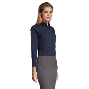 EDEN STRETCH WOMEN SHIRT, dark blue Dark blue | XS
