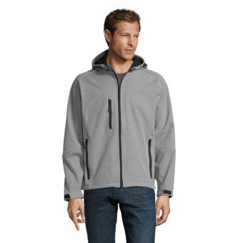 REPLAY MEN HOODED SOFTSHELL 