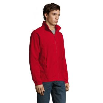 NORTH Zipped Fleece Jacket, red Red | XS