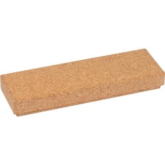 Twist-ballpen metal and cork Fawn