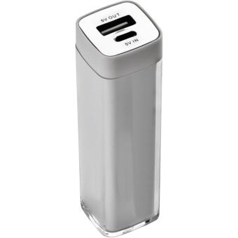 Travel Set Powerbank, EU-Stecker und USB Ladegerät Weiß