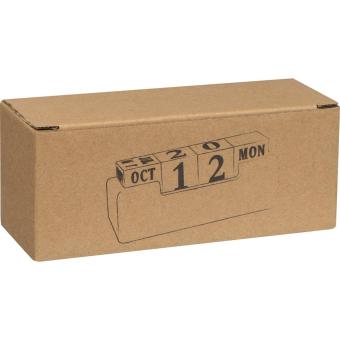 Everlasting bamboo desk calendar Fawn