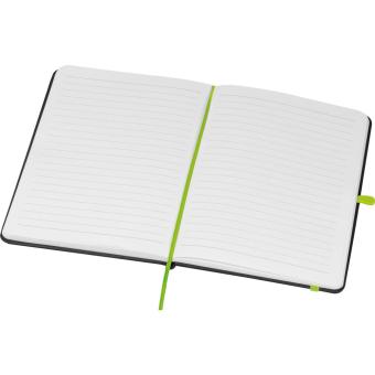 A5 notebook with coloured engraving Apple green