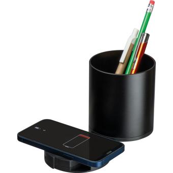 Recycled aluminium pen holder Black