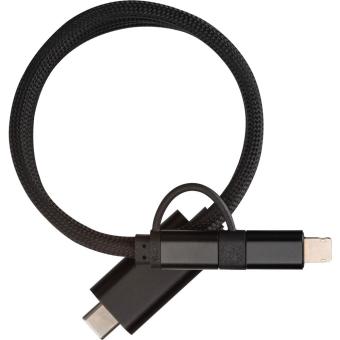 magnetic quick-charging cable Black