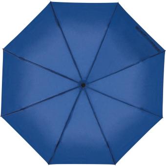Pocket umbrella with carabiner handle Aztec blue
